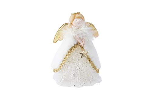 Gold Angel Tree Topper | Joyful Christmas Tree Decoration