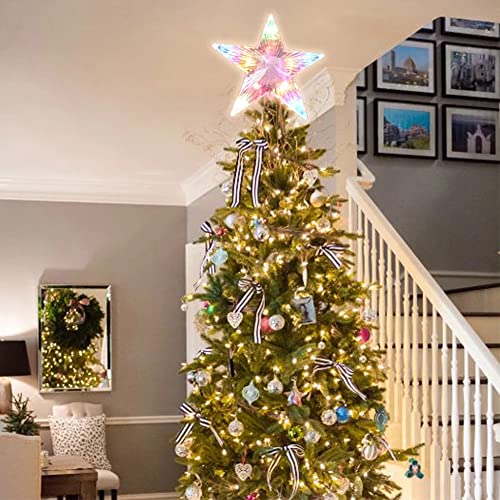 LED Multi-Colour Christmas Tree Topper Star Decoration