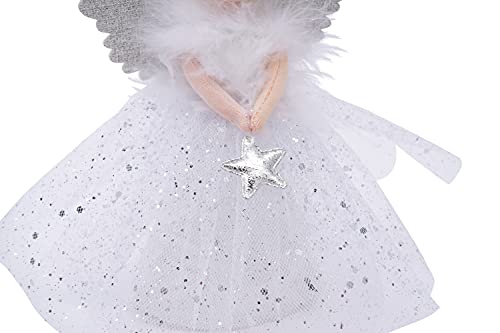 Christmas Angel Tree Topper - Silver | Joyful World