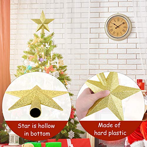 Glitter Star Mini Christmas Tree Topper 4.3 Inches