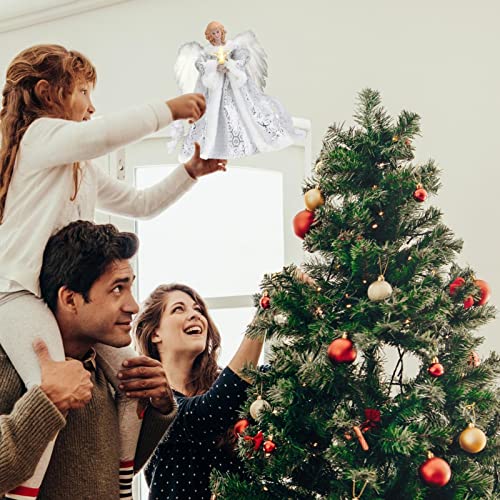 Elegant Angel Christmas Tree Topper for Tree Ornaments