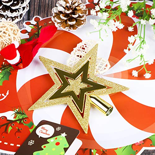 Glittered Star Tree Topper for Christmas Tree