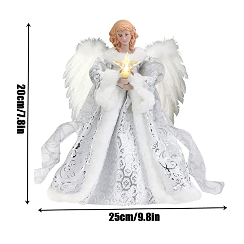 Elegant Angel Christmas Tree Topper for Tree Ornaments