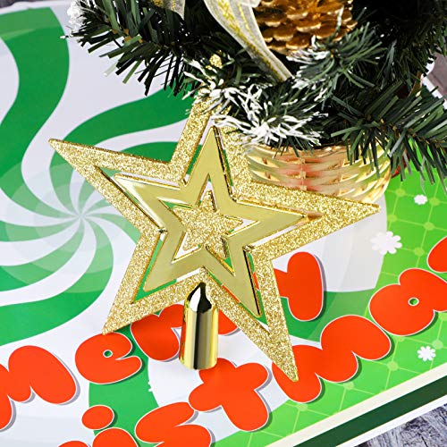 Glittered Star Tree Topper for Christmas Tree