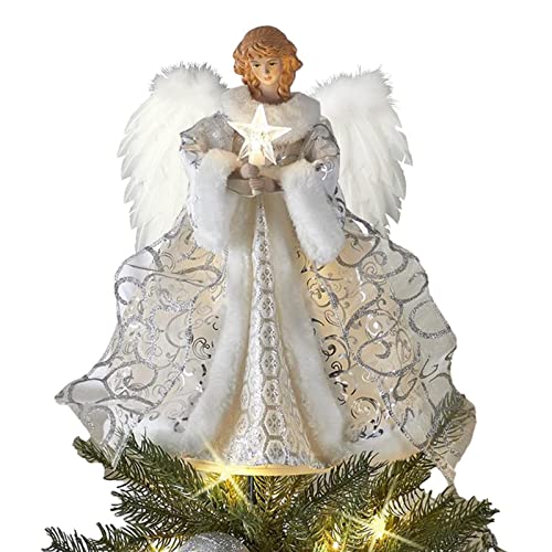 Elegant Angel Christmas Tree Topper for Tree Ornaments
