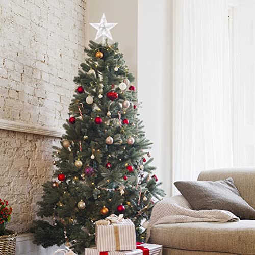 Illuminated Golden Star Xmas Tree Topper