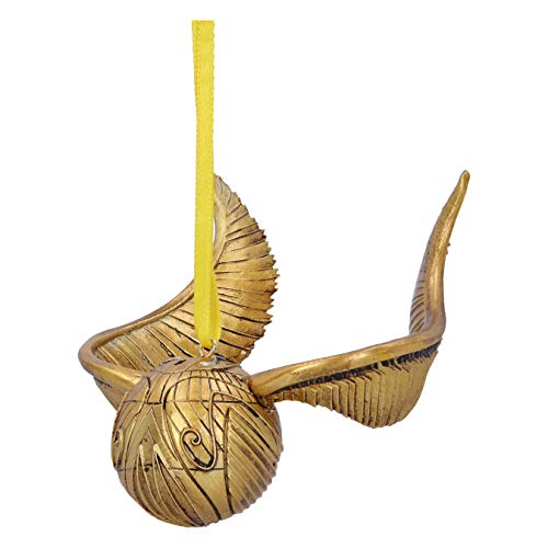 Nemesis Now Officially Licensed Harry Potter Golden Snitch Quidditch Hanging Ornament, Gold
