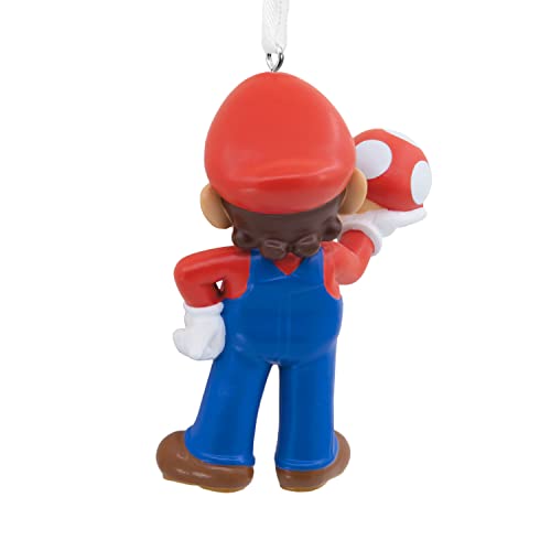 Hallmark Nintendo Super Mario Bros Mario with Super Mushroom Christmas Ornament
