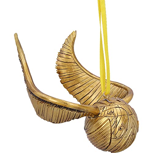 Nemesis Now Officially Licensed Harry Potter Golden Snitch Quidditch Hanging Ornament, Gold