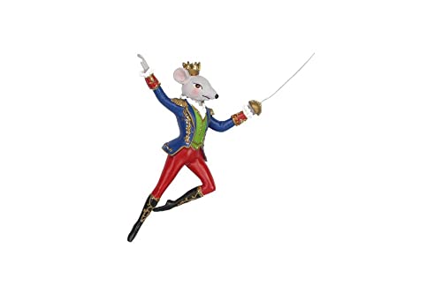 Gisela Graham Nutcracker King Rat Christmas Tree Ornament