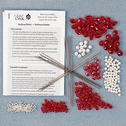 Oak Beaded Crystal Ornament Kit - Nostalgic Christmas