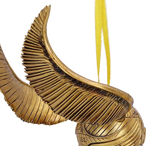Nemesis Now Officially Licensed Harry Potter Golden Snitch Quidditch Hanging Ornament, Gold