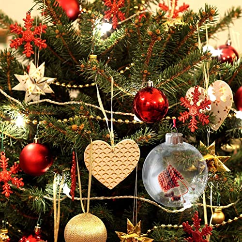 Festive Knitted Hanging Ball Ornaments for Christmas