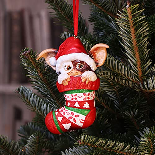 Gremlins Gizmo Hanging Ornament: Festive Christmas Decor, Red