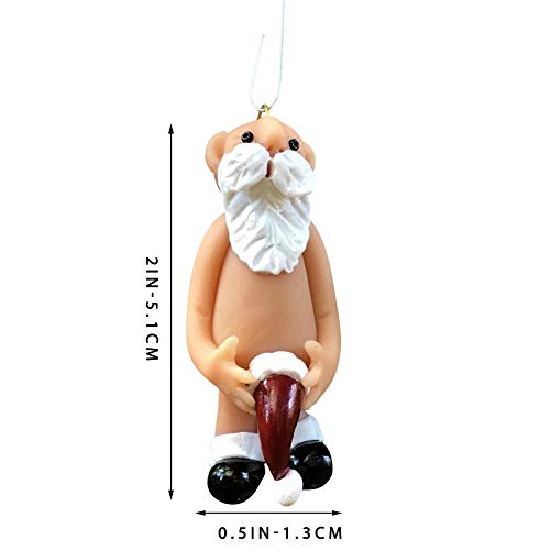 Naughty Santa Christmas Ornaments - Clearance Sale!