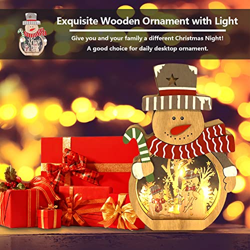 LED Christmas Santa Claus Snowman Decoration