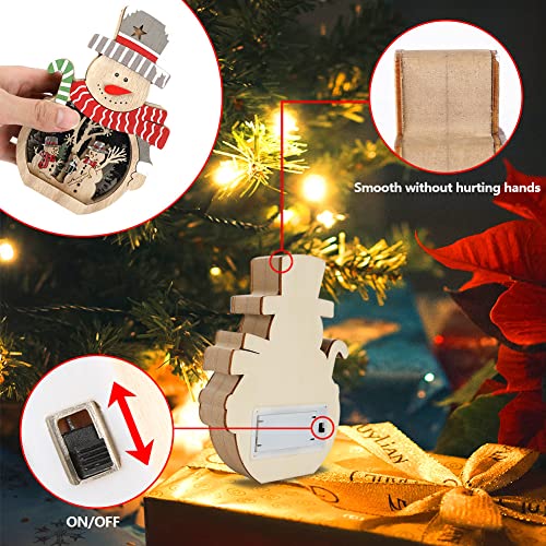 LED Christmas Santa Claus Snowman Decoration