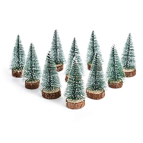 Mini Snow Frost Trees: Christmas Decor for DIY
