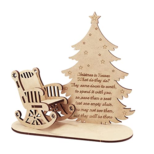 Heavenly Christmas Ornaments: Remembrance Rocking Chair, Table Decor