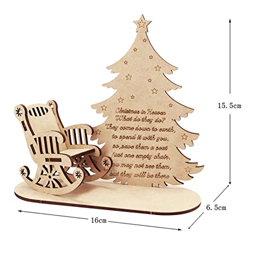 Heavenly Christmas Ornaments: Remembrance Rocking Chair, Table Decor