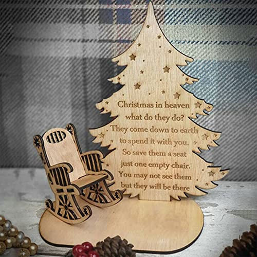 Heavenly Christmas Ornaments: Remembrance Rocking Chair, Table Decor