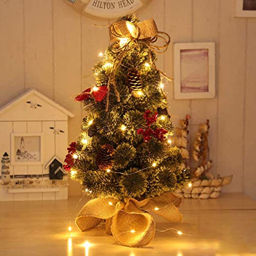 Keraiz 45cm Artificial Mini Christmas Tree: Tabletop Decoration
