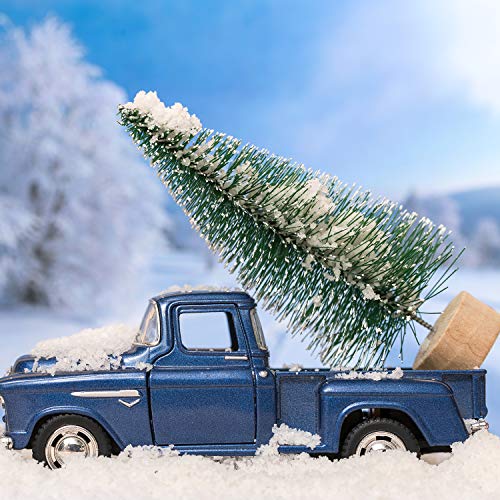 66Pcs Miniature Christmas Bottle Brush Trees for Festive Decor