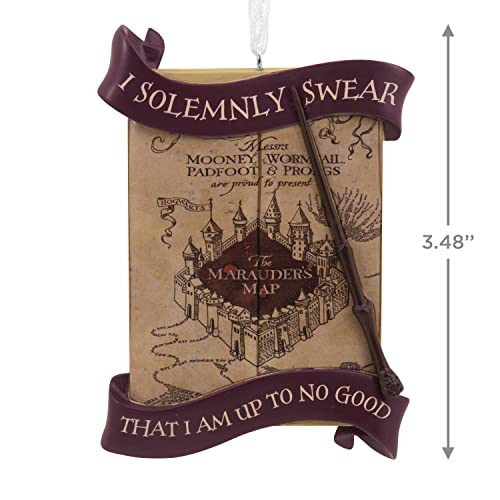 Harry Potter Marauder's Map Ornament, 8.8cm, Brown