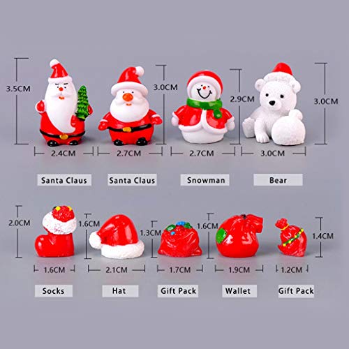Christmas Party Supplies - 9PCS Miniature Ornament Set
