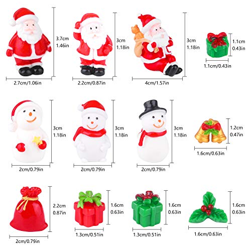 Mini Christmas Trees with Figures - 29pc Set