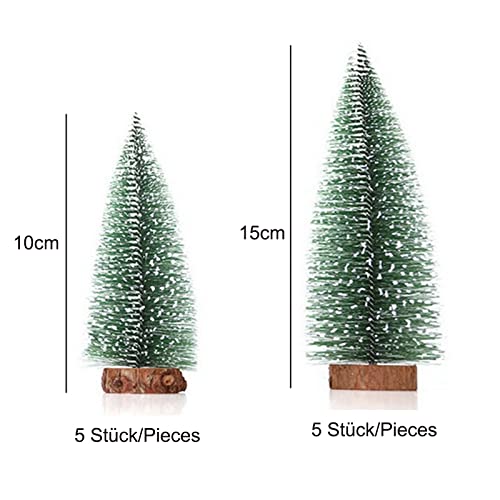 10 Frosted Sisal Trees: Christmas Crafts & Ornaments