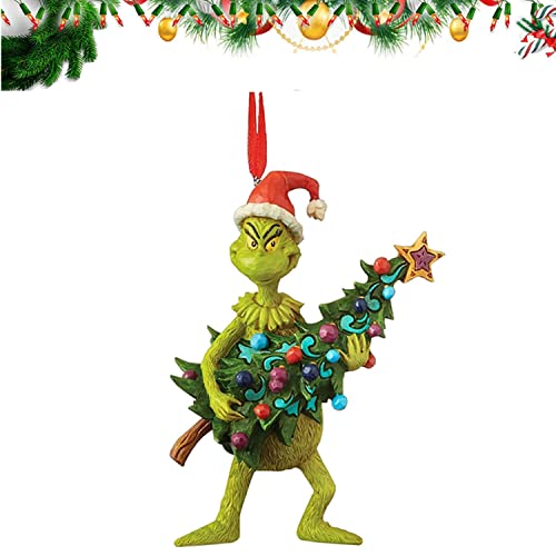 Funny Grinch Xmas Ornament - Fun Christmas Decor