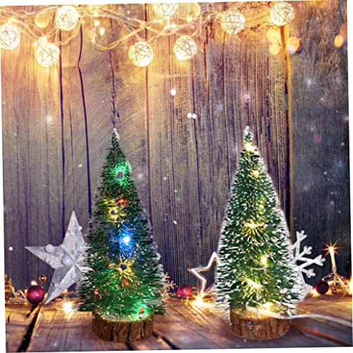 Colorful LED Christmas Dollhouse Accessories, Mini Tree