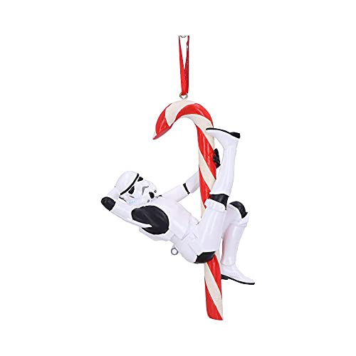 Nemesis Now Stormtrooper Candy Cane Hanging Ornament Decoration 12cm, Christmas