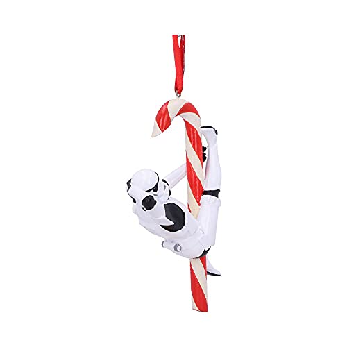 Nemesis Now Stormtrooper Candy Cane Hanging Ornament Decoration 12cm, Christmas