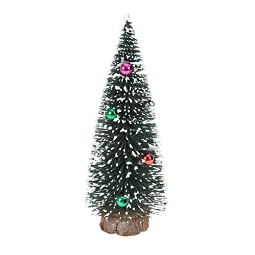 Amosfun Miniature Pine Tree Christmas Tabletop Decoration