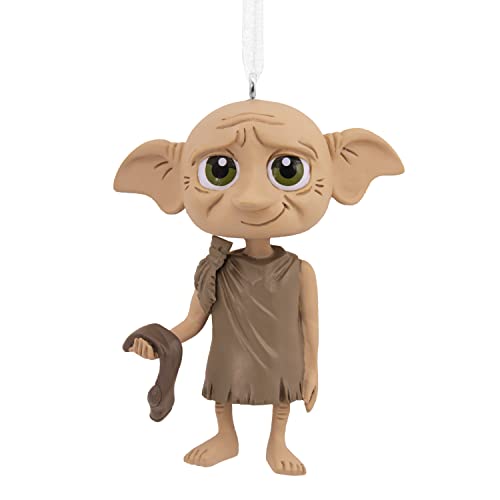 Harry Potter Dobby Elf Christmas Ornament, Pink & Brown