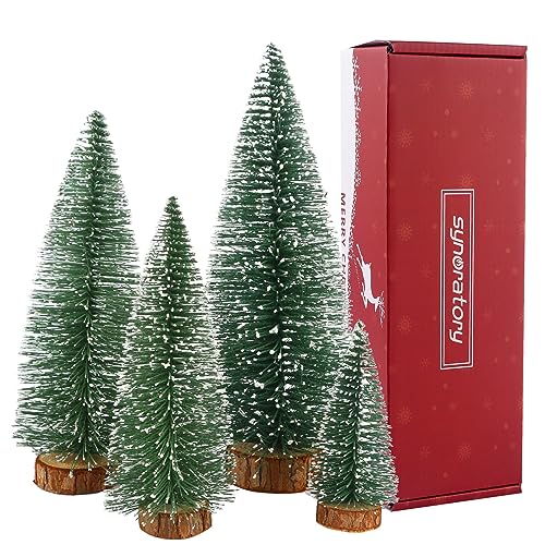 Mini Pine Tree Bundle for Tabletop Christmas Decor
