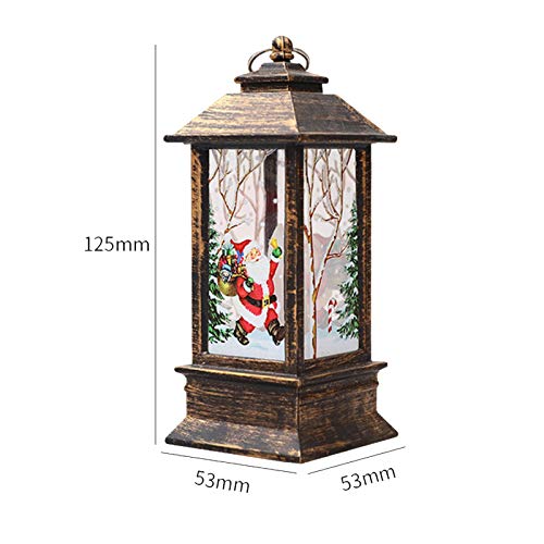 2PCS Santa Claus Snowman LED Tea Light Christmas Decor