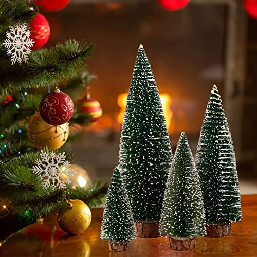 Mini Pine Tree Bundle for Tabletop Christmas Decor