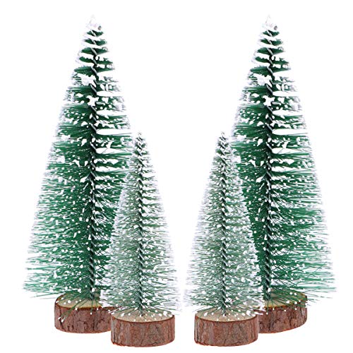 6pcs Small White Cedar Christmas Tree with Sticks