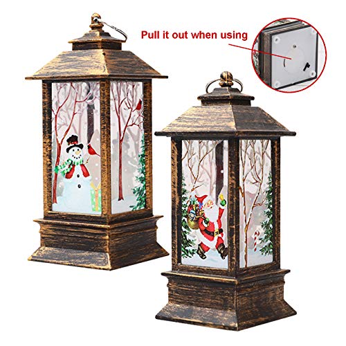 2PCS Santa Claus Snowman LED Tea Light Christmas Decor