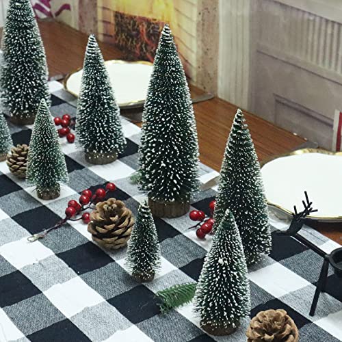 Mini Pine Tree Bundle for Tabletop Christmas Decor