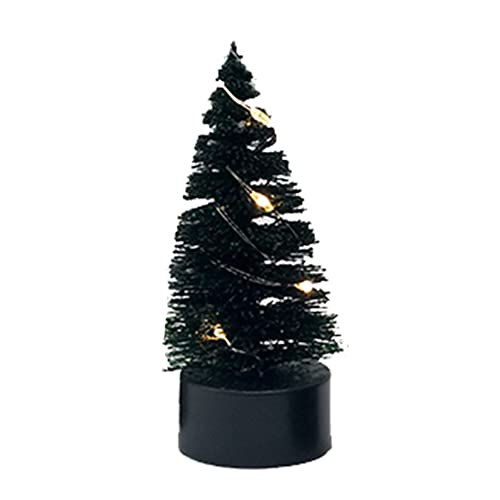 Mini Xmas Tree with LED Lights - 10cm