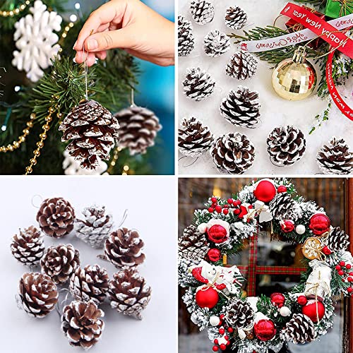 24 Mini Sisal Frost Christmas Trees: DIY Room Decor