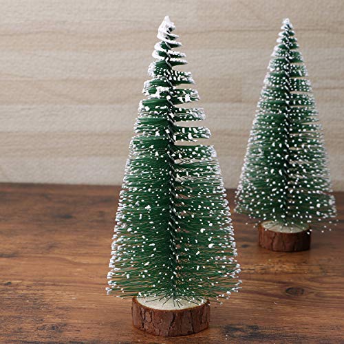 6pcs Small White Cedar Christmas Tree with Sticks
