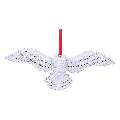 Nemesis Now Harry Potter Hedwig Hanging Ornament, Polyethylene Terephthalate, White, 13cm, for Birthday