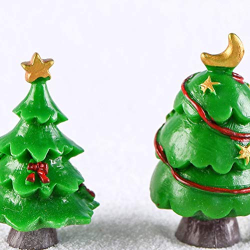 Miniature Christmas Trees for Dollhouse Fairy Garden Decorations