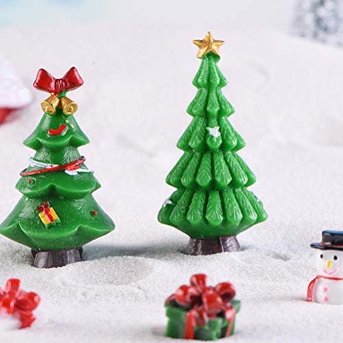 Miniature Christmas Trees for Dollhouse Fairy Garden Decorations