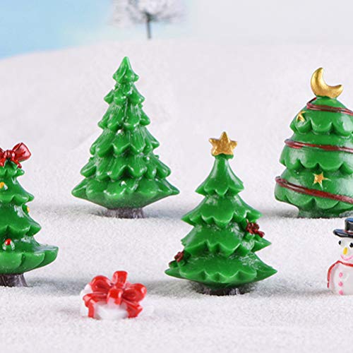 Miniature Christmas Trees for Dollhouse Fairy Garden Decorations